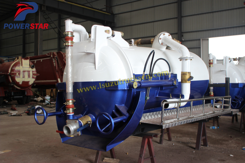 Vacuum sewage suction tanker kits (Vacuum trucks up structure)