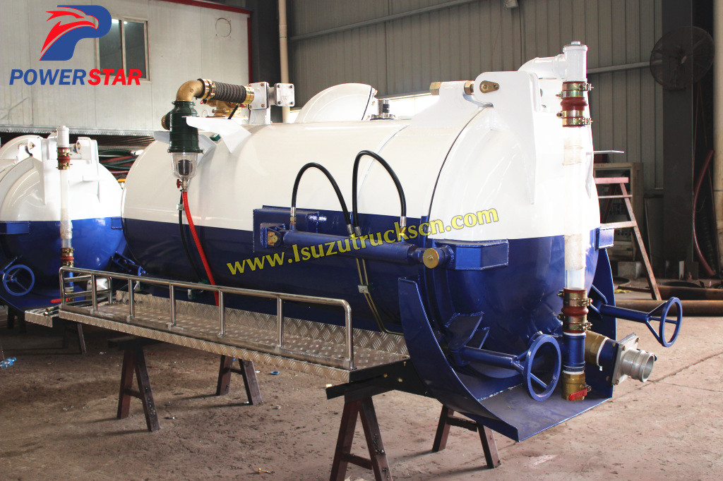 Vacuum sewage suction tanker kits (Vacuum trucks up structure)