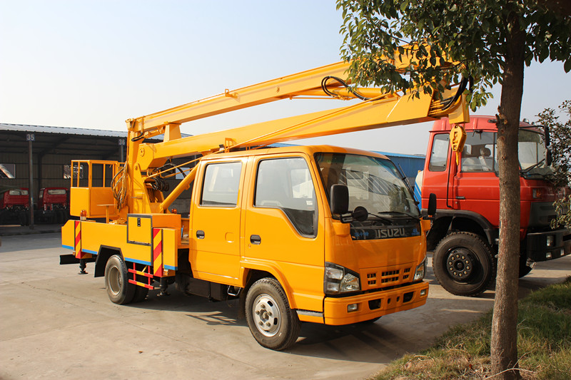 120hp 42 ISUZU Hydraulic Lift AerialOperation Truck 16 m with 4KH1CN5HS