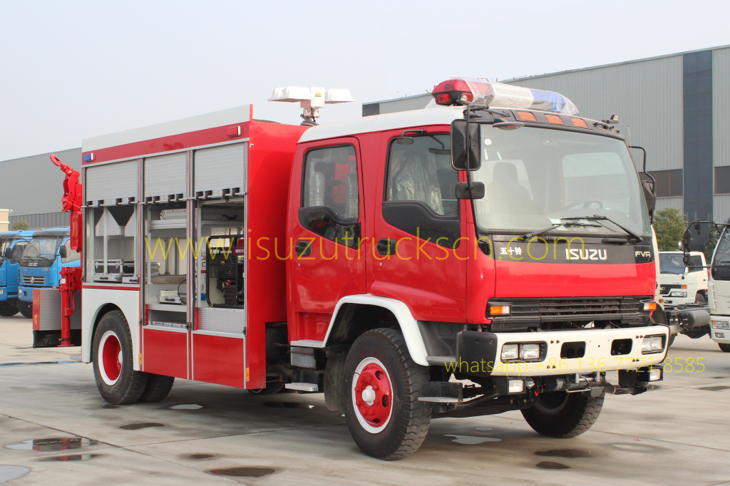 pictures for Emergency Rescue Fire Trucks Rescue Tender Truck ISUZU