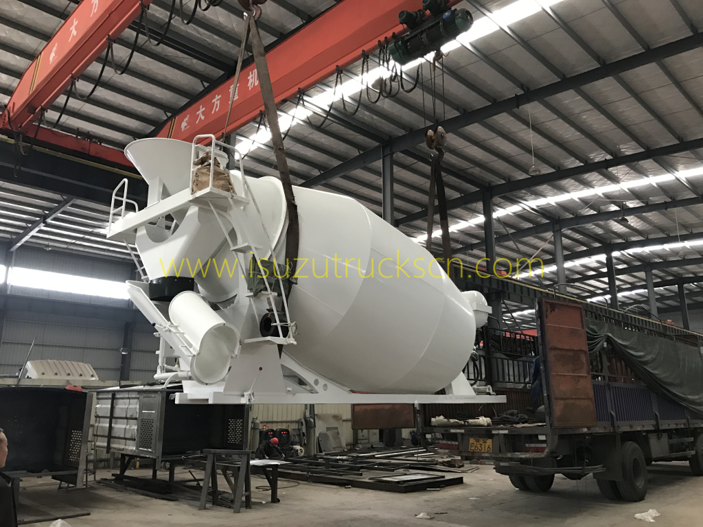 packing the Hydraulic transit mixer drum from factory