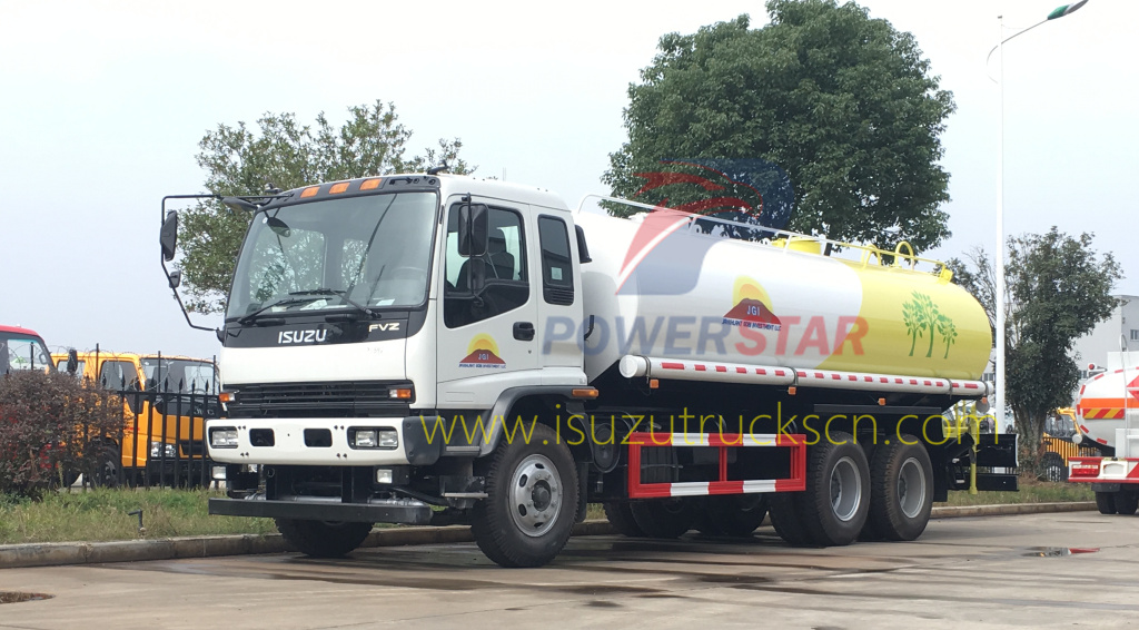 Water Tanker Isuzu watering vehicle 20cbm