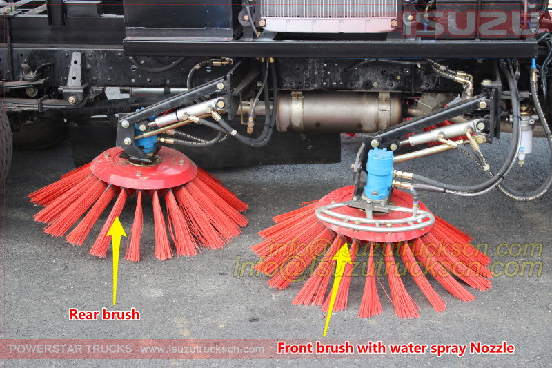 Brush disc structure for road sweeper truck pictures