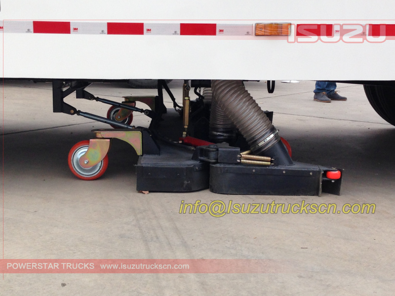 suction nozzle for road sweeper trucks suction port