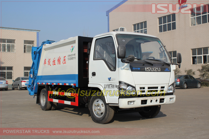 Venezuela Waste compactor truck ISUZU Waste collection vehicle for sale