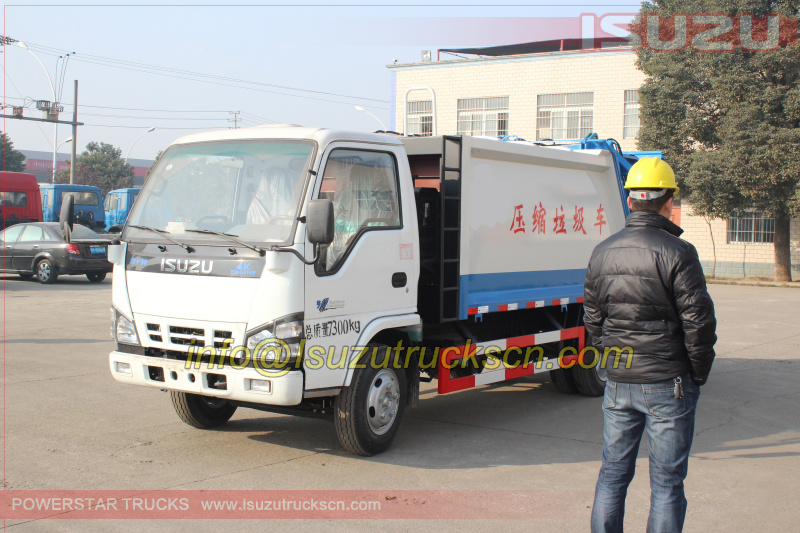 Venezuela Waste compactor truck ISUZU Waste collection vehicle for sale