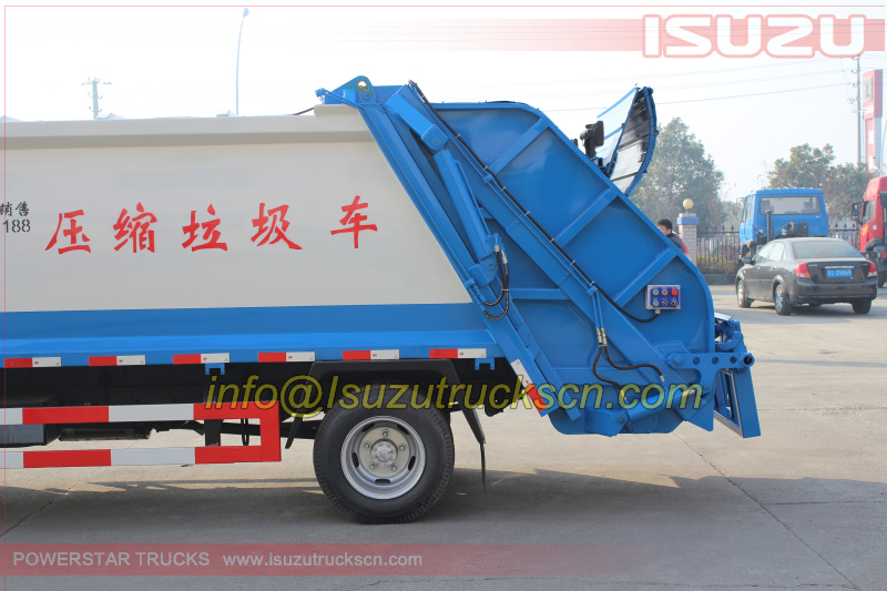 Venezuela Waste compactor truck ISUZU Waste collection vehicle for sale