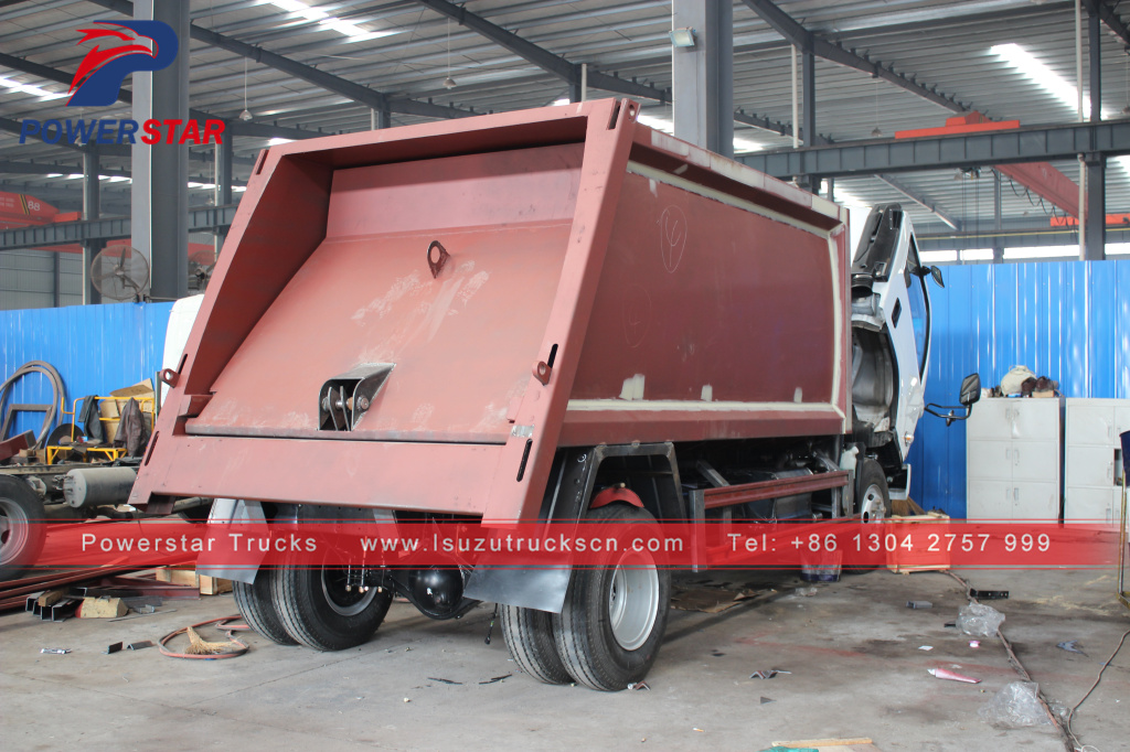 Environment garbage compactor truck Isuzu Truck with refuse compactors