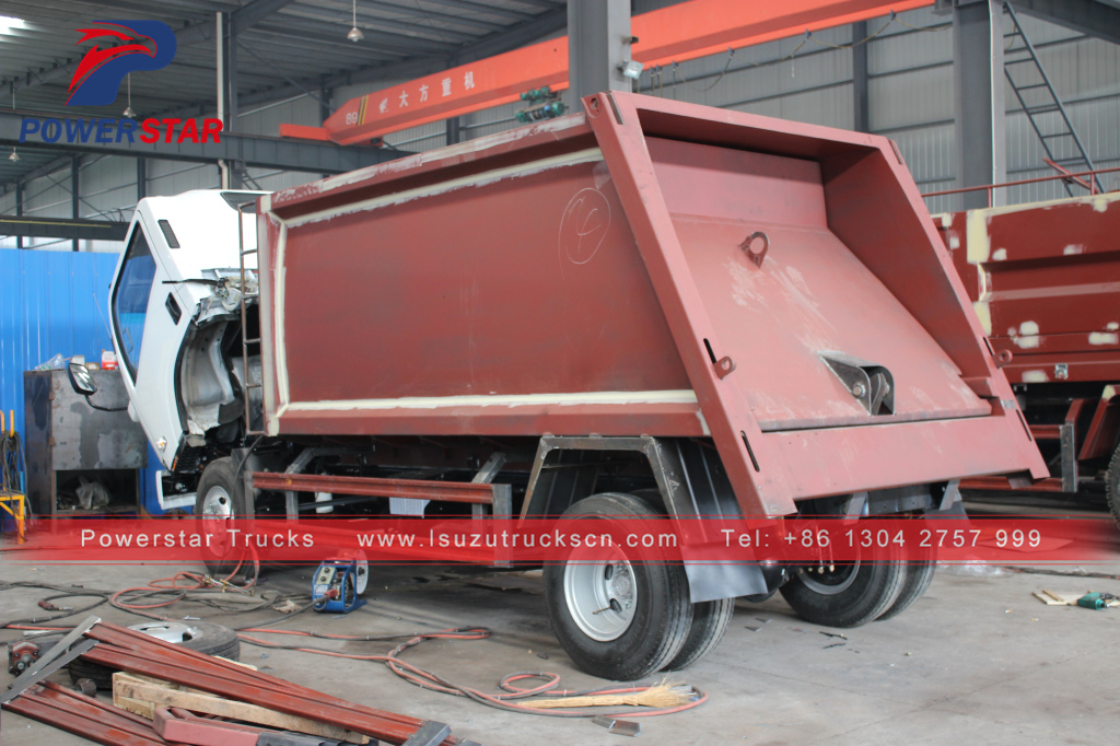 Environment garbage compactor truck Isuzu Truck with refuse compactors