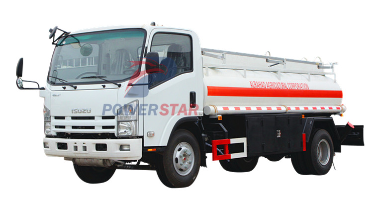 picture for Myanmar Customer Fuel Tank Truck Isuzu 8,000L