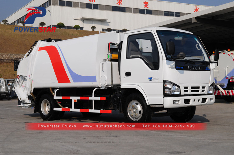 5tons NKR NPR Environment garbage compactor truck Isuzu