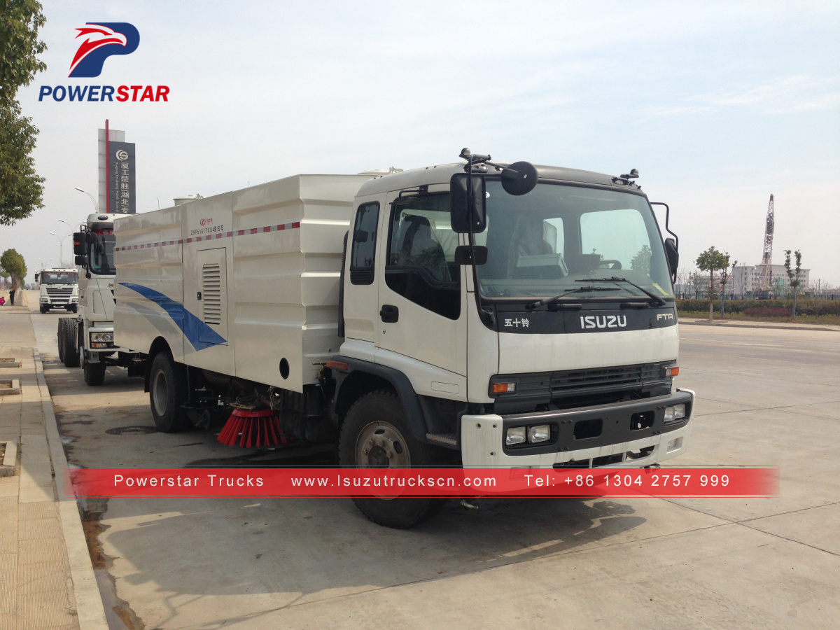 FTR FVR high performance Brush road sweeper Isuzu