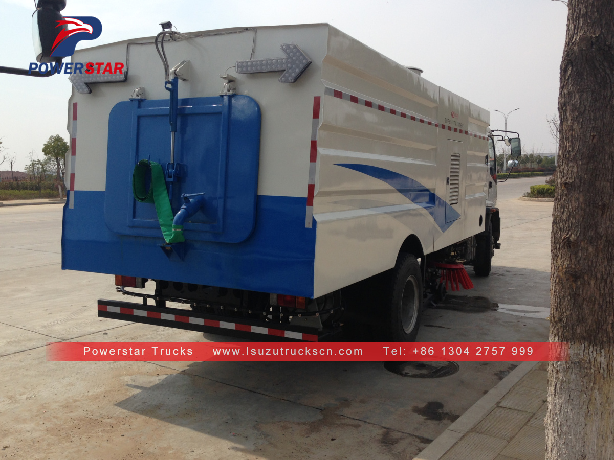 FTR FVR high performance Brush road sweeper Isuzu