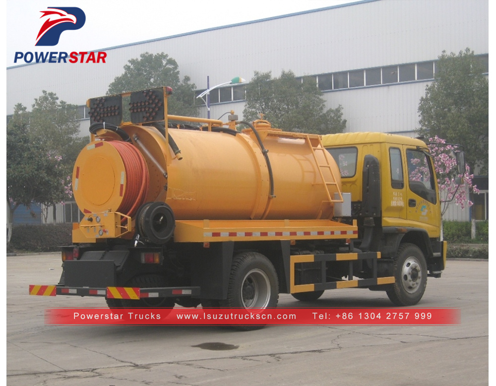 Philippines ISUZU High Pressure Sewer Jetting and Flushing Truck