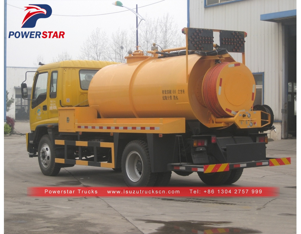 Philippines ISUZU High Pressure Sewer Jetting and Flushing Truck