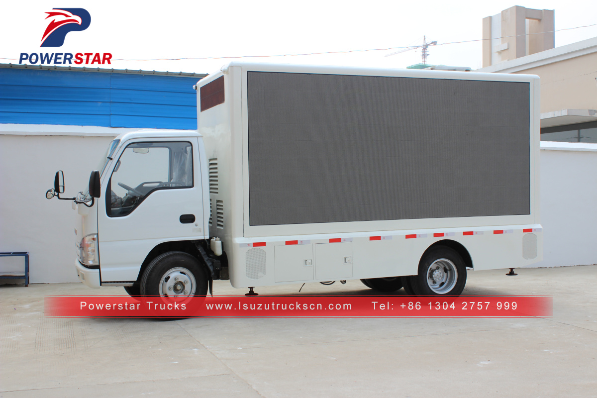 Cheap Outdoor Mobile Advertising LED Truck Isuzu advertising vehicle