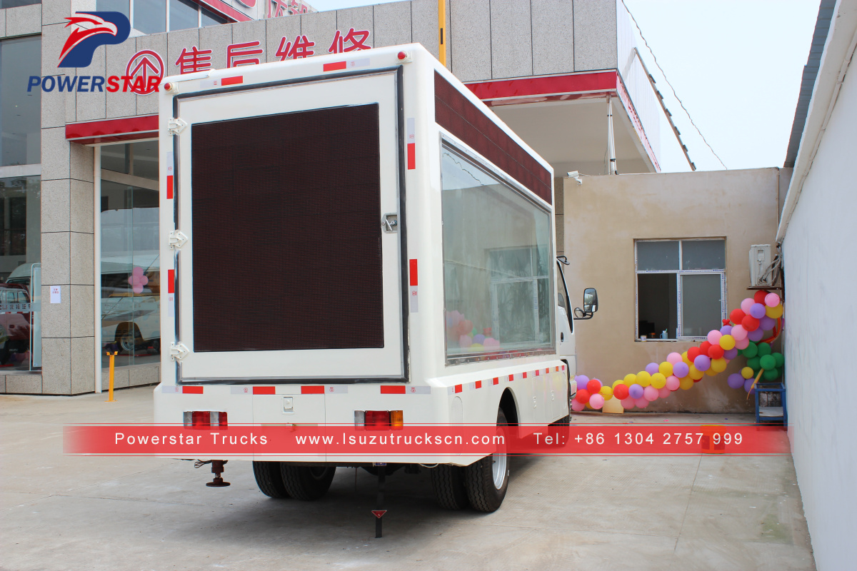 Cheap Outdoor Mobile Advertising LED Truck Isuzu advertising vehicle