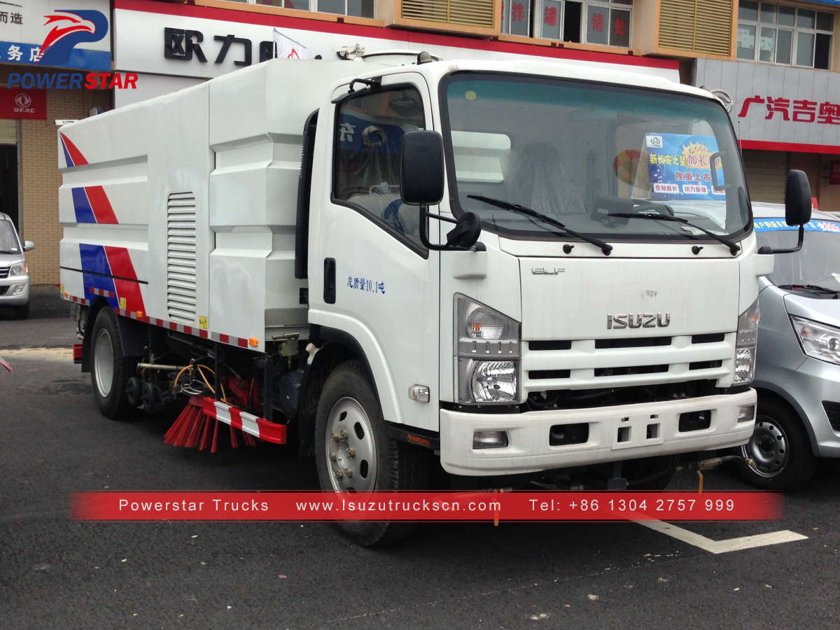 Combodia Isuzu brand Street Sweeper and Washer suppliers