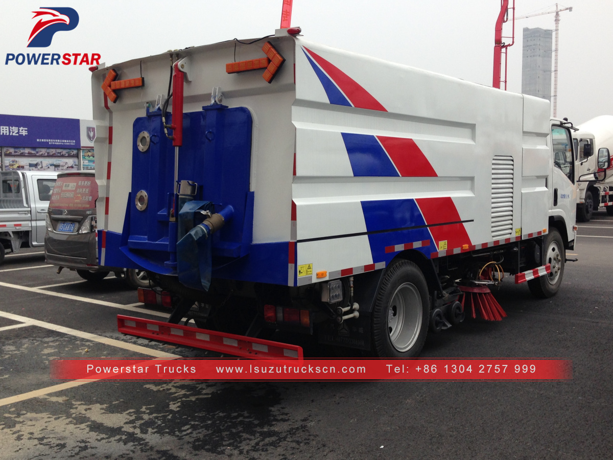 Combodia Isuzu brand Street Sweeper and Washer suppliers