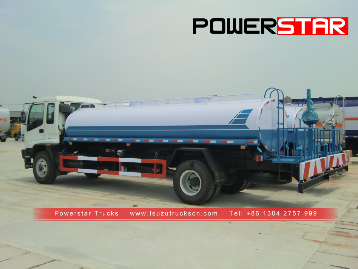 Ghana customer made FVR water carrying truck Isuzu tank lorry