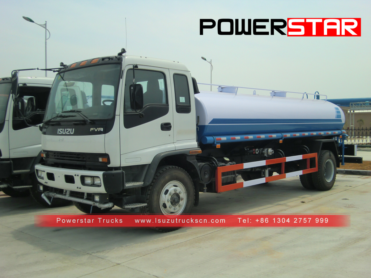 Ghana customer made FVR water carrying truck Isuzu tank lorry