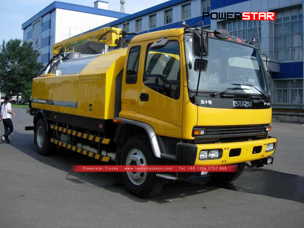 Philippines Isuzu FVR FTR High Pressure Cleaning Truck for sale