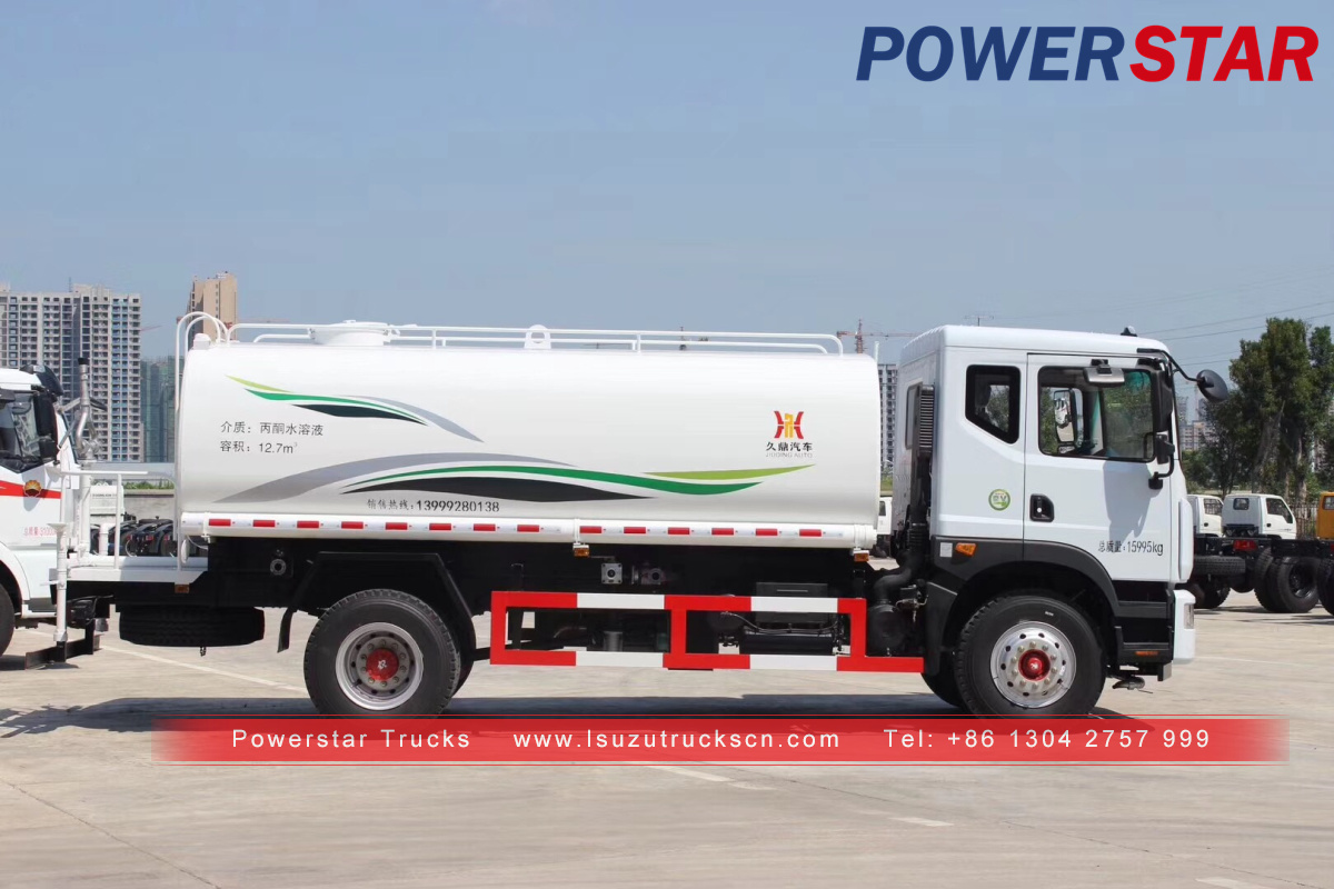 Algeria customer made Water bowser Dongfeng water transport tanker truck