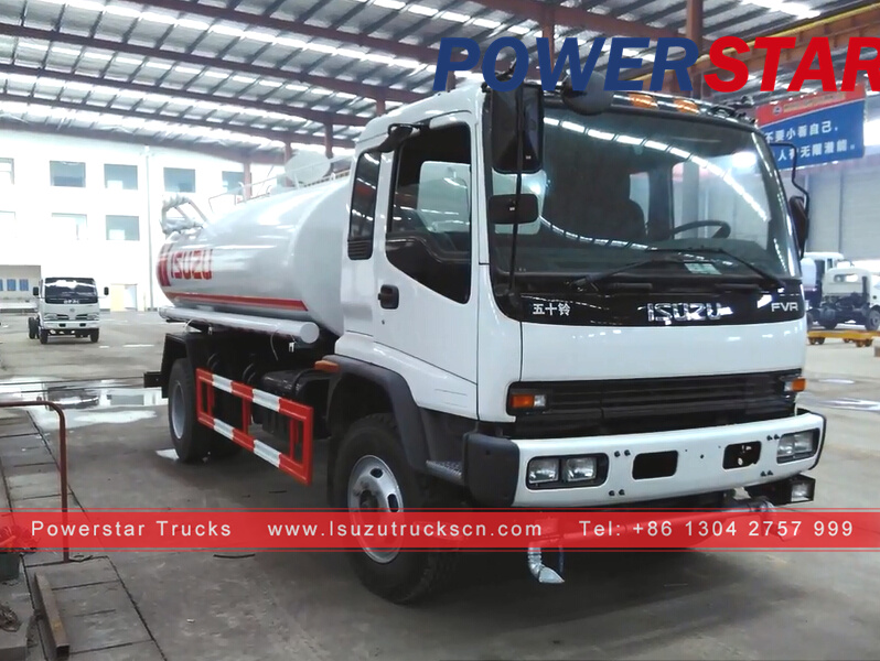 Armenia FVR water transport tanker trucks Isuzu for sale