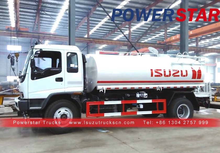 Armenia FVR water transport tanker trucks Isuzu for sale