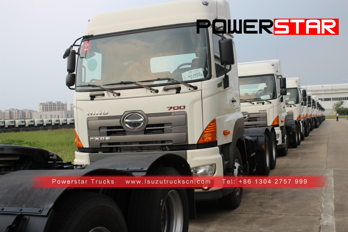 Philippines - 22Units of 10-Wheeler GAC Hino700 Prime Mover Tractor Truck