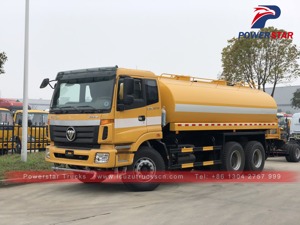 Myanmar customer made FOTON water transport truck 20cbm