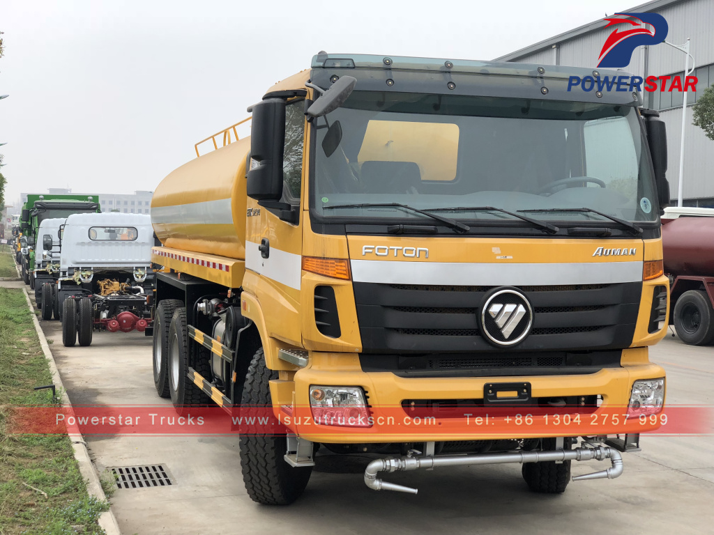 Myanmar customer made FOTON water transport truck 20cbm