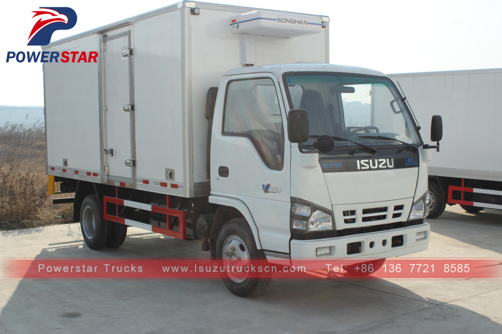 French Polynesia japan 5Ton ISUZU Refrigeartion Truck 