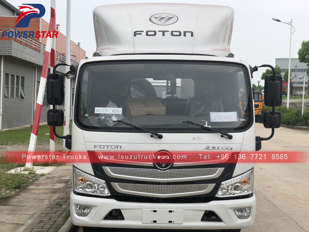 peru FOTON AUMARK 5tons flat bed wrecker tow truck for sale