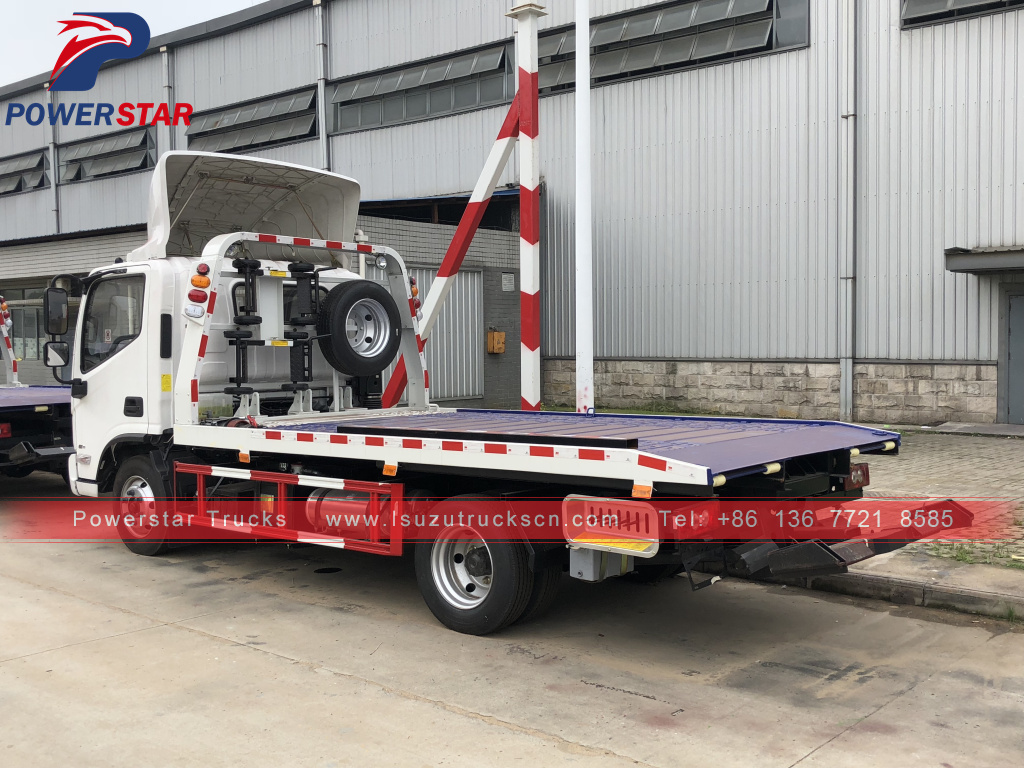 peru FOTON AUMARK 5tons flat bed wrecker tow truck for sale