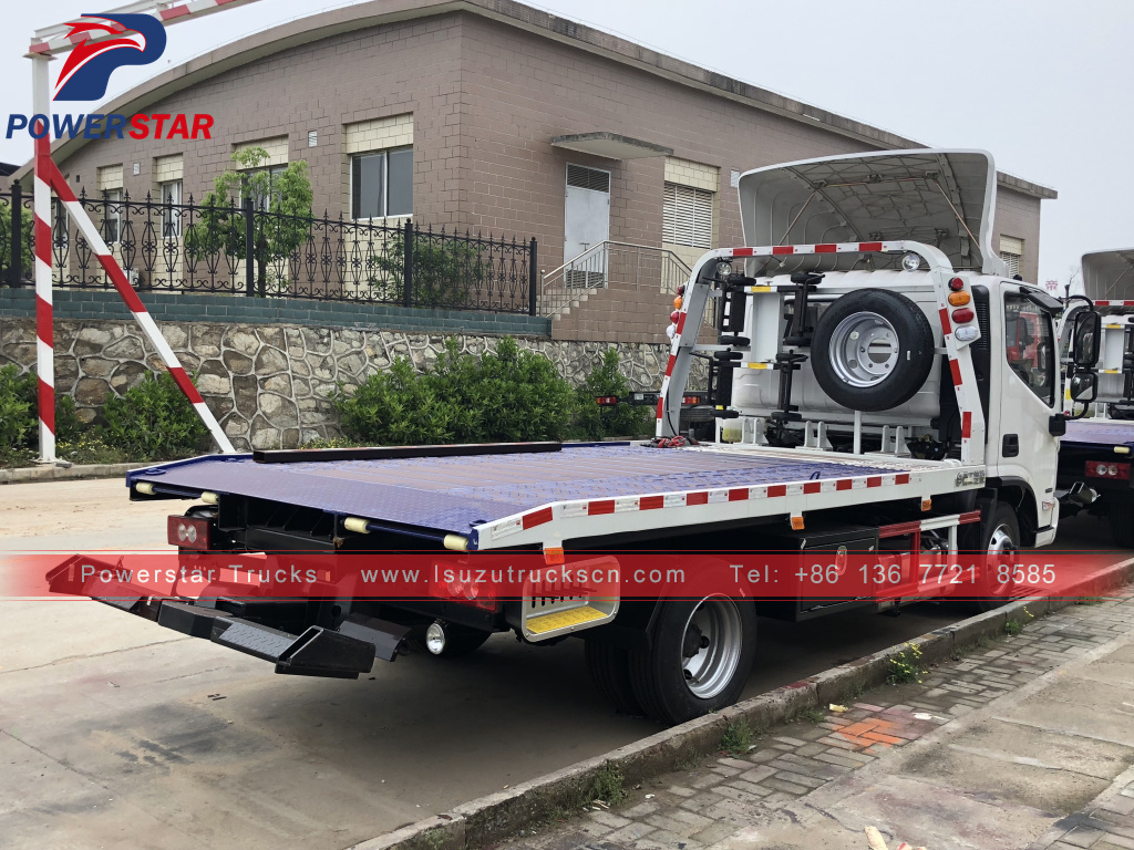 peru FOTON AUMARK 5tons flat bed wrecker tow truck for sale