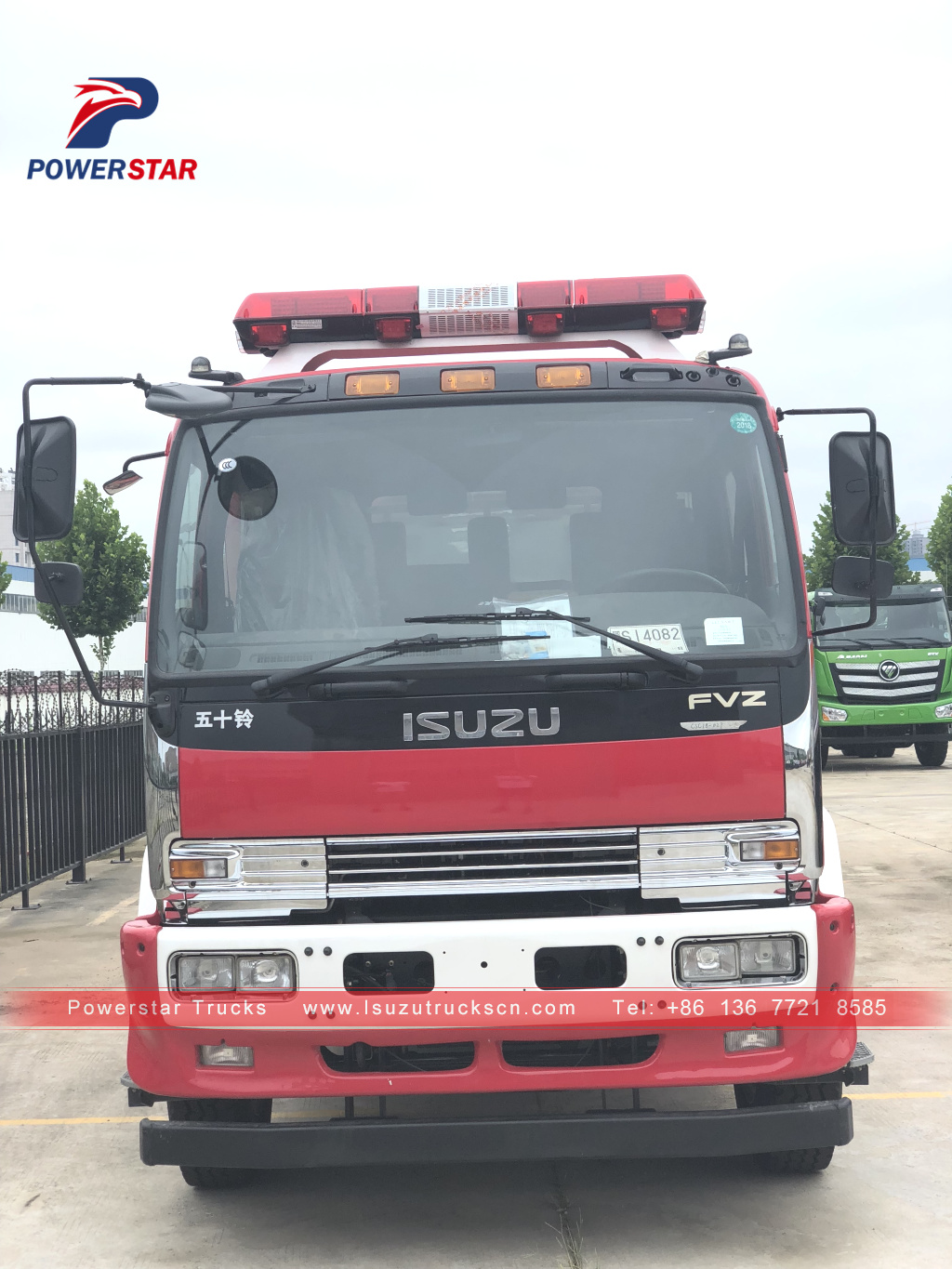 Colombia FVZ FVR Fire-extinguishing wate trucks Isuzu 12,000L for sale