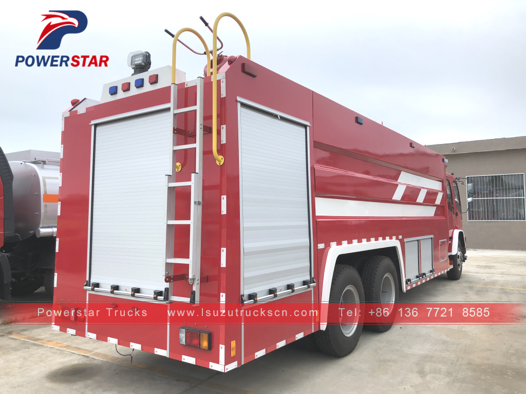 Colombia FVZ FVR Fire-extinguishing wate trucks Isuzu 12,000L for sale