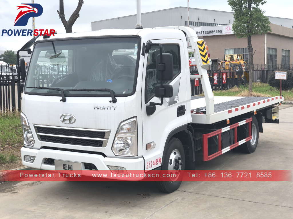 Hyundai Emergency Recovery Towing flatbed Truck for sale