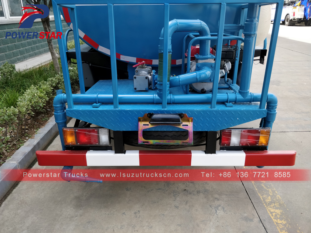 Philippines Fecal sewage sucker truck Isuzu sewer pump tanker vehicle for sale