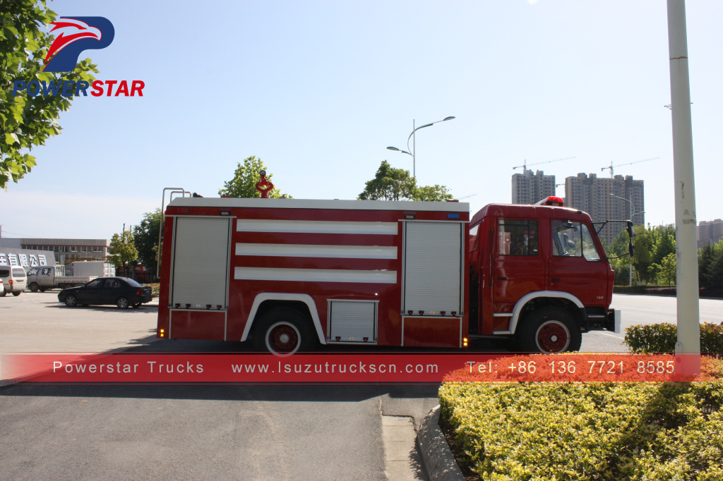 Cambodia FTR FVR Emergency Response Fire Vehicles Isuzu Water foam Fire fighting trucks for sale