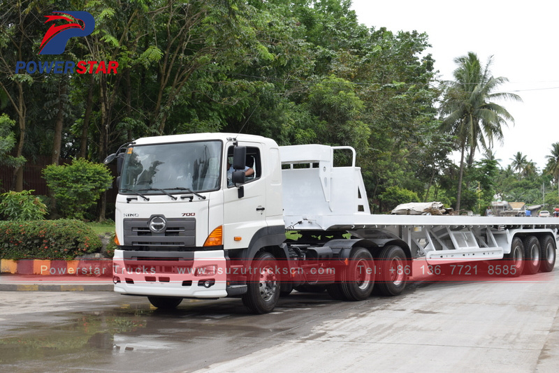  Japan Prime Mover HINO700 Heavy Tractor Trucks export Case Philippines 