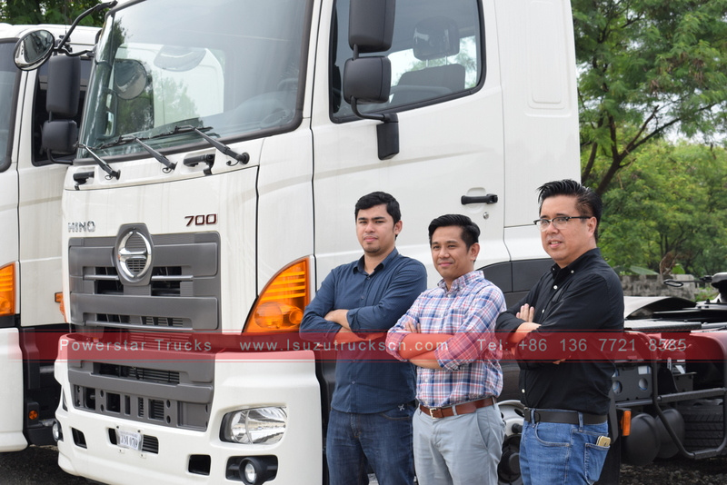  Japan Prime Mover HINO700 Heavy Tractor Trucks export Case Philippines 