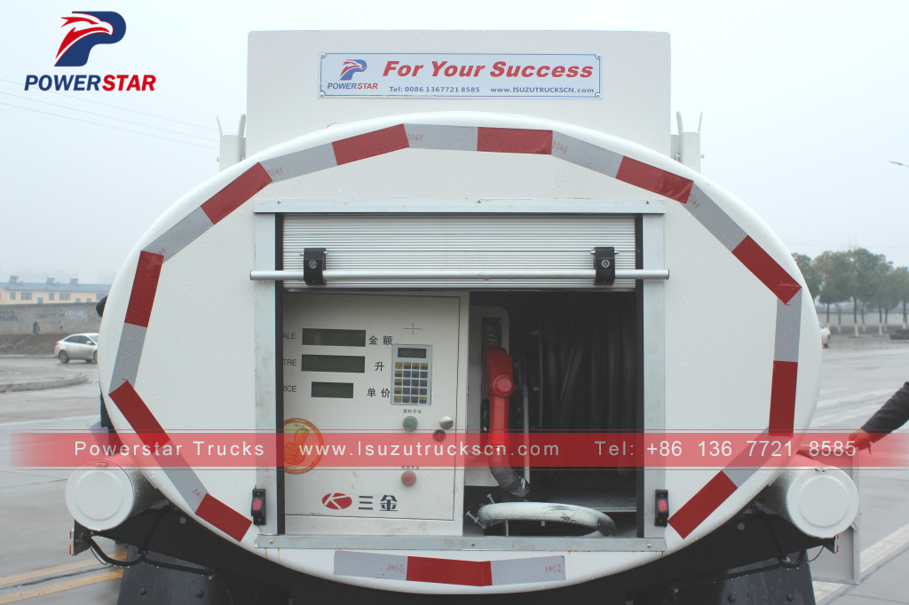 Myanmar ISUZU Oil Truck Price/5CBM Fuel Tank Truck/4*2 Tanker Lorry For Sale