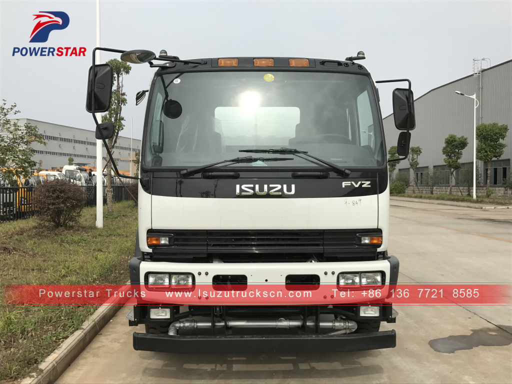 Mongolia customer build 20cbm ISUZU FVZ water bowser sprinkler tank truck for sale