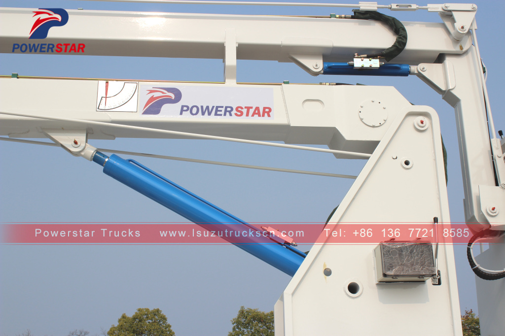 Armenia ISUZU GIGA hydraulic manlift platform aerial bucket truck for sale