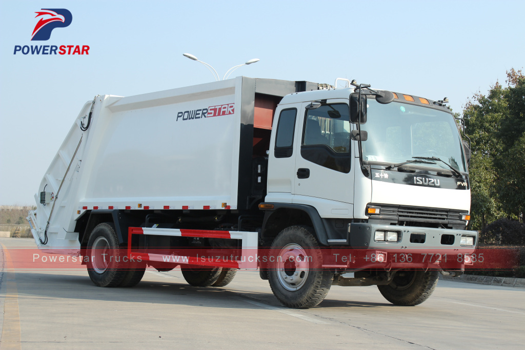 philippines FVR Isuzu Garbage Truck Waste management Garbage Compactor Truck