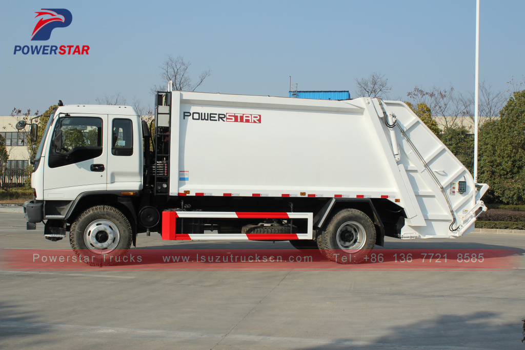 philippines FVR Isuzu Garbage Truck Waste management Garbage Compactor Truck