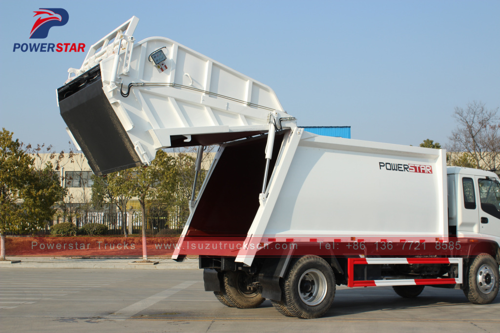 philippines FVR Isuzu Garbage Truck Waste management Garbage Compactor Truck