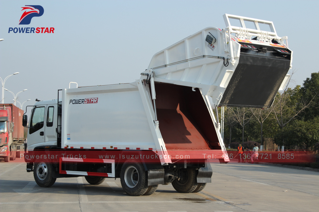 philippines FVR Isuzu Garbage Truck Waste management Garbage Compactor Truck